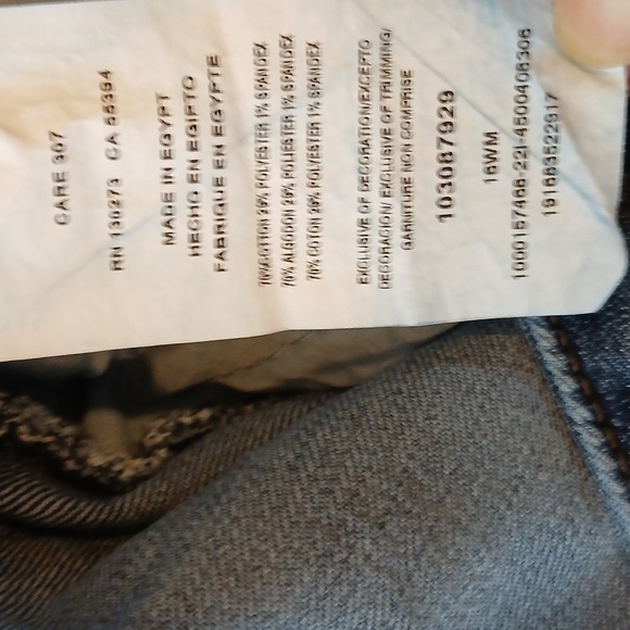 Lee Regular Bootcut Midrise Jeans Womens  16 Casual Mom Jeans  Blue Denim - Picture 4 of 5